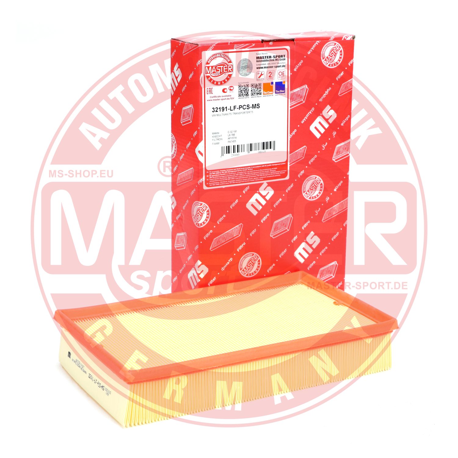 Filtru aer MASTERSPORT GERMANY 32191-LF-PCS-MS